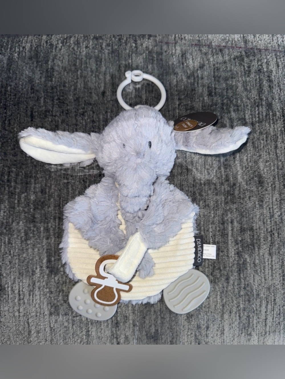 DEMDACO ELEPHANT TEETHER BUDDY